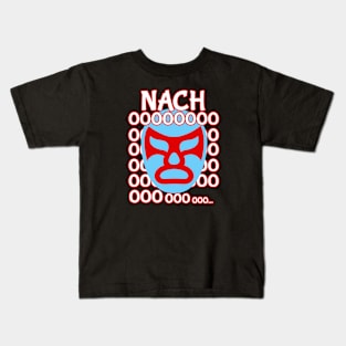 Nacho Lucha Libre Wrestling Mask Nachoooo Kids T-Shirt